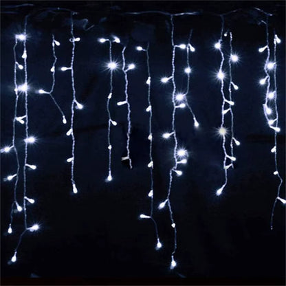 5M Christmas Garland LED Curtain Icicle String Lights Droop 0.4-0.6M AC 220V Garden Street Outdoor Decorative Holiday Light