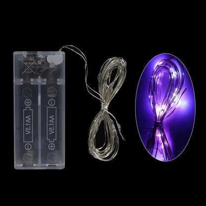 2M Snowflake Santa Claus LED Garland String Lights Merry Christmas Decoration for Home Xmas Tree Ornament Navidad Natal New Year