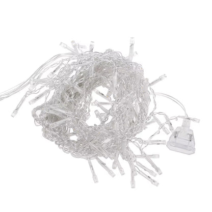 5M Christmas Garland LED Curtain Icicle String Lights Droop 0.4-0.6M AC 220V Garden Street Outdoor Decorative Holiday Light